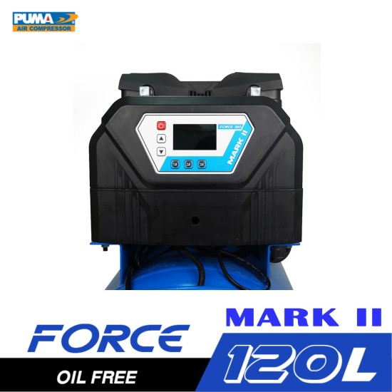 ปั๊มลมไร้น้ำมัน PUMA FORCE-120 MARK II 1450W.x3 ถัง 120 ลิตร ปั๊มลมไร้น้ำมัน PUMA FORCE-120 MARK II 1450W.x3 ถัง 120 ลิตร