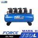 ปั๊มลมไร้น้ำมัน PUMA FORCE-160 MARK II 1450W.x4 ถัง 160 ลิตร ปั๊มลมไร้น้ำมัน PUMA FORCE-160 MARK II 1450W.x4 ถัง 160 ลิตร