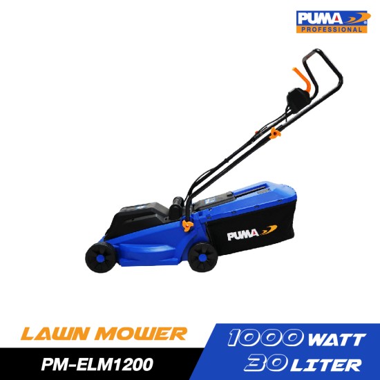 รถเข็นตัดหญ้าไฟฟ้า 1200W PUMA PM-ELM1200 รถเข็นตัดหญ้าไฟฟ้า 1200W PUMA PM-ELM1200