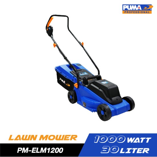 รถเข็นตัดหญ้าไฟฟ้า 1200W PUMA PM-ELM1200 รถเข็นตัดหญ้าไฟฟ้า 1200W PUMA PM-ELM1200