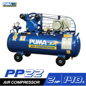 ปั๊มลมสายพาน PUMA PP22-MI220V 2HP 220V. ถัง 148 ลิตร ปั๊มลมสายพาน PUMA PP22-MI220V 2HP 220V. ถัง 148 ลิตร