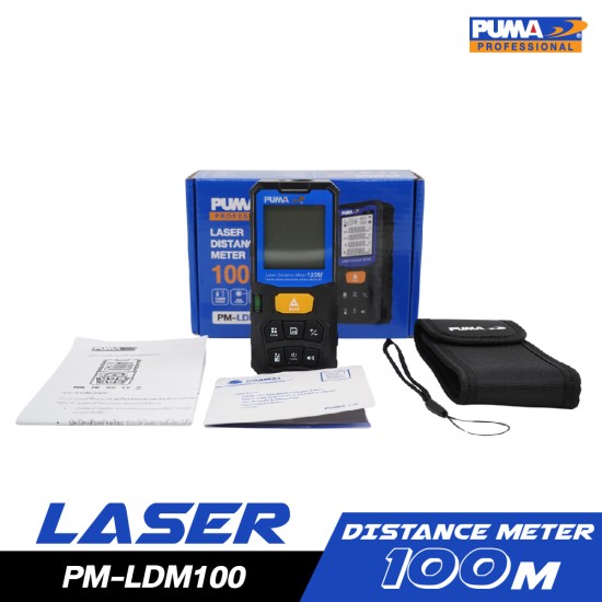 เลเซอร์วัดระยะ 100 เมตร PUMA PM-LDM100 เลเซอร์วัดระยะ 100 เมตร PUMA PM-LDM100
