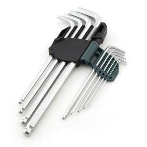 ชุดกุญแจยาวพิเศษ 9 ชิ้น HEX SET SATA 09101A ชุดกุญแจยาวพิเศษ 9 ชิ้น HEX SET SATA 09101A