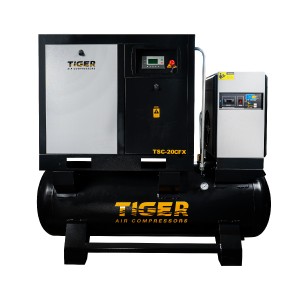 ปั๊มลมสกรูแบบขับตรง (SCREW : Direct Driven) TIGER 30HP 500L TSC-30CFX ปั๊มลมสกรูแบบขับตรง (SCREW : Direct Driven) TIGER 30HP 500L TSC-30CFX
