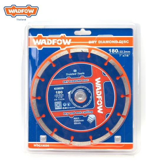 WADFOW WDC1K04 ใบตัดเพชร แบบแห้ง 7″
