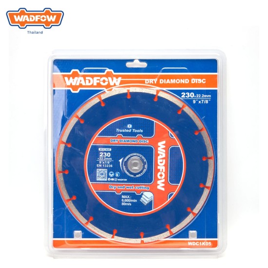 WADFOW WDC1K05 ใบตัดเพชร แบบแห้ง 9″