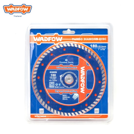 WADFOW WDC3K04 ใบตัดเพชรเทอร์โบ 7″