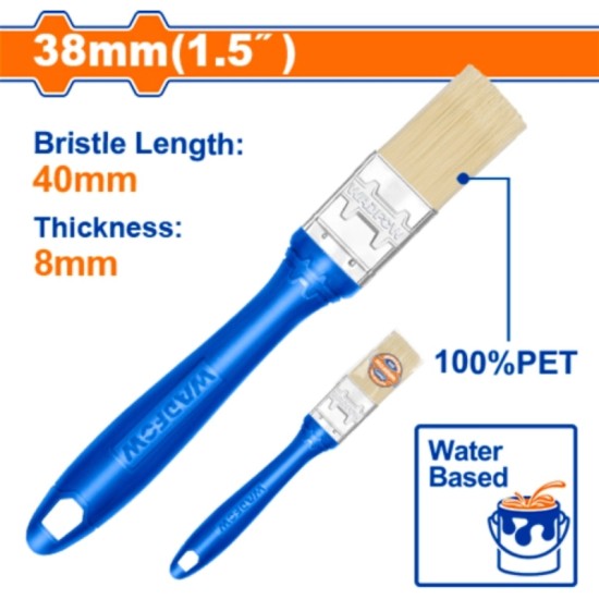 แปรงทาสี สำหรับสีน้ำ WADFOW 1.5" WPB4915 แปรงทาสี สำหรับสีน้ำ WADFOW 1.5" WPB4915