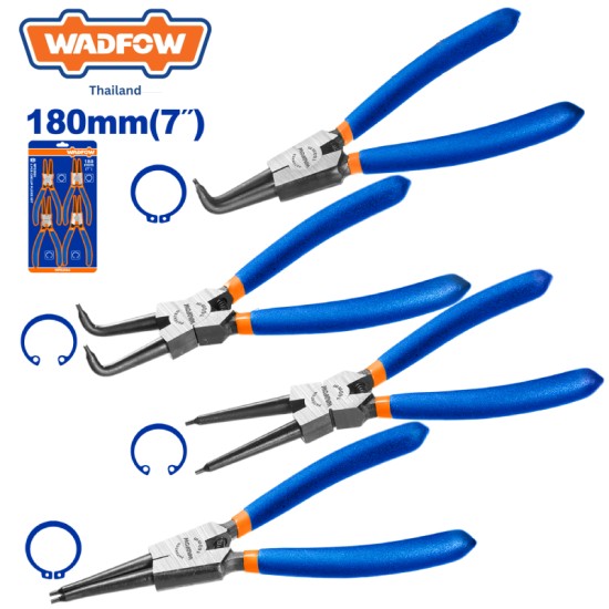 ชุดคีม 4 ชิ้น 7″ WADFOW WPS2604