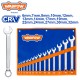 ชุดประแจแหวนข้างปากตาย 14 ชิ้น CR-V WADFOW WSP1M14