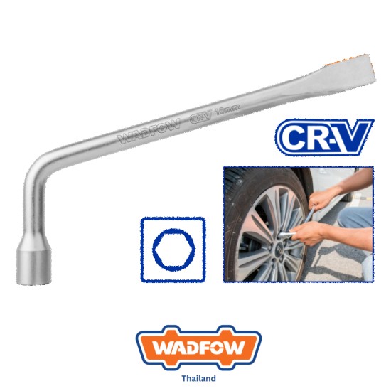 ประแจถอดล้อตัวแอล 17mm CR-V WADFOW WTH6317