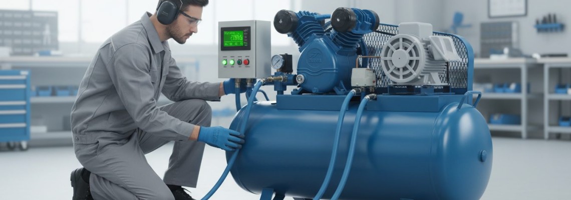 ปั๊มลม Inverter ประหยัดค่าไฟที่สุด ปี 2025 | เลือกยังไงให้คุ้มค่าและทนทาน