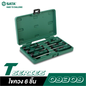 ไขควง 6 ชิ้น T SERIES SET SATA 09309