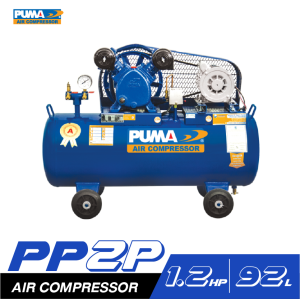 ปั๊มลมสายพาน PUMA PP2P-PPM220V 1/2HP 220V. ถัง 92 ลิตร ปั๊มลมสายพาน PUMA PP2P-PPM220V 1/2HP 220V. ถัง 92 ลิตร
