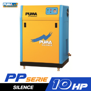 ปั๊มลมลูกสูบสายพานชนิดเสียงเงียบ PUMA PP-10 10 HP ปั๊มลมลูกสูบสายพานชนิดเสียงเงียบ PUMA PP-10 10 HP